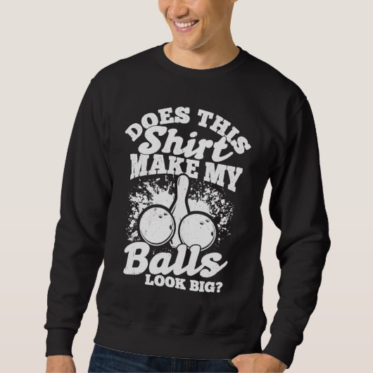 Bowlingkugel Pin Bowler Strike Team Bowlinghalle Sweatshirt (Vorderseite)