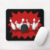 Bowlingkugel & Pins: 3D-Modell: Mauspad (Mit Mouse)