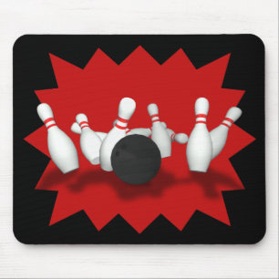 Bowlingkugel & Pins: 3D-Modell: Mauspad