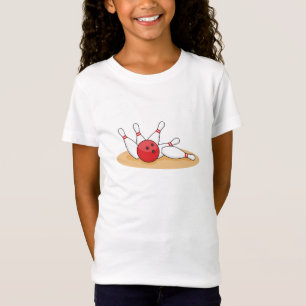 Bowlingkugel trifft Kegel T-Shirt
