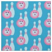 Bowlingkugel und Pins Stoff (Muster)