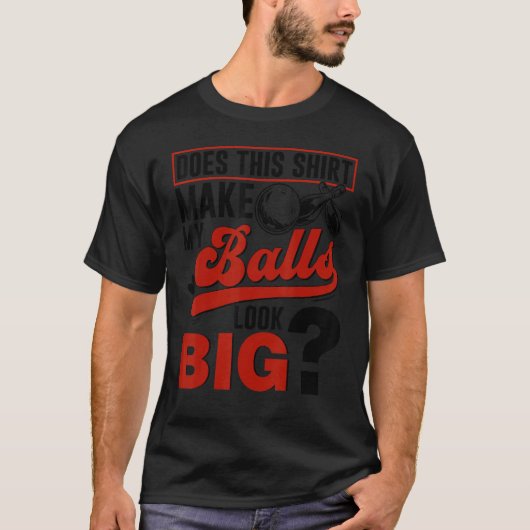 Bowlingkugeln Bowler T-Shirt (Vorderseite)
