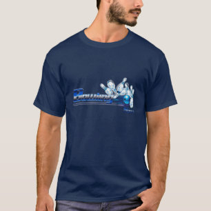 Bowlingpins und Ball T-Shirt