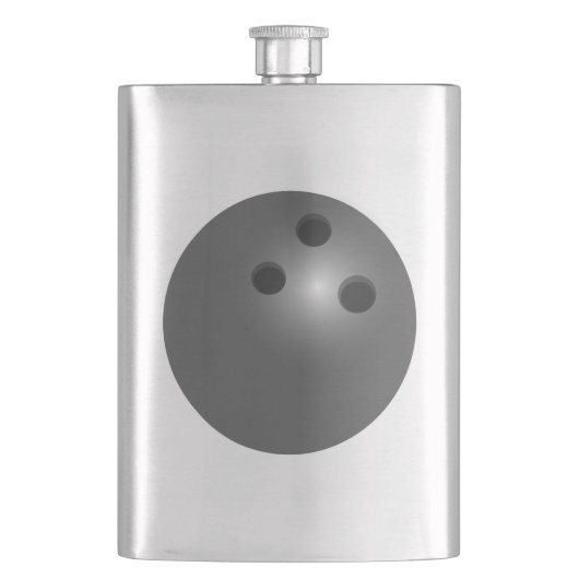 Bowlings-Ball Flachmann (Vorderseite)