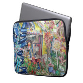 Bowlings-Ball-Haus 13" Laptop-Hülse Laptopschutzhülle (Vorderseite Links)