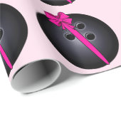 Bowlings-Ball mit Bogen Geschenkpapier (Rolleneckpunkt)