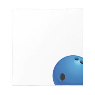 Bowlings-Ball Notizblock