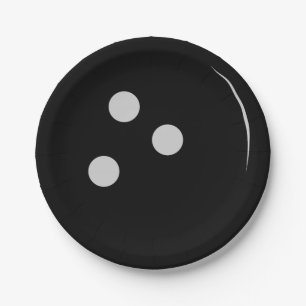 Bowlings-Ball Pappteller