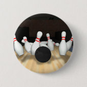 Bowlings-Ball u. Buttone: Modell 3D: Button (Vorderseite)
