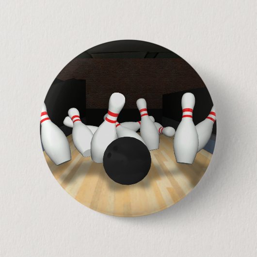 Bowlings-Ball u. Buttone: Modell 3D: Button (Vorderseite)