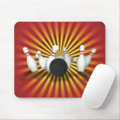 Bowlings-Ball u. Buttone: Modell 3D: Mousepad (Mit Mouse)