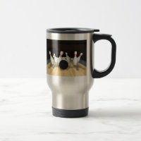 Bowlings-Ball u. Buttone: Modell 3D: Reise-Tasse