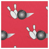 Bowlings-Ball und Buttone Stoff (Nahaufnahme)