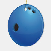 Bowlings-Ball-Verzierung Keramik Ornament (Links)