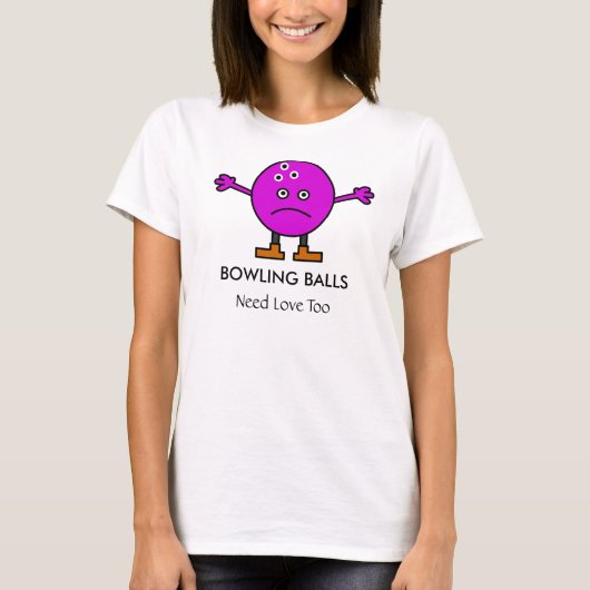 Bowlings-Bälle T-Shirt (Vorderseite)