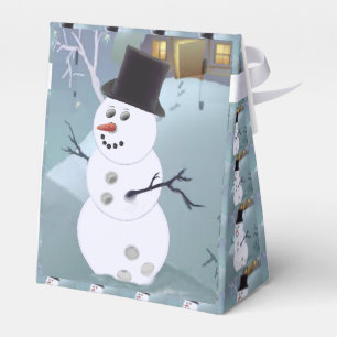 Bowlings-Ballsnowman-Weihnachten Geschenkschachtel