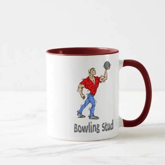 Bowlings-Bolzen Tasse (Rechts)