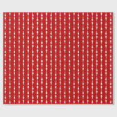 Bowlings-Button Strped Muster | irgendeine Geschenkpapier (Flach)