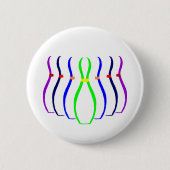 Bowlings-Button-T - Shirts und Geschenke Button (Vorderseite)