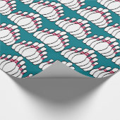 Bowlings-Button-Verpackungspapier Geschenkpapier (Ecke)