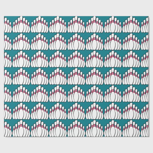 Bowlings-Button-Verpackungspapier Geschenkpapier (Flach)