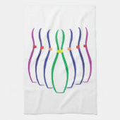Bowlings-Buttone Handtuch (Vertikal)