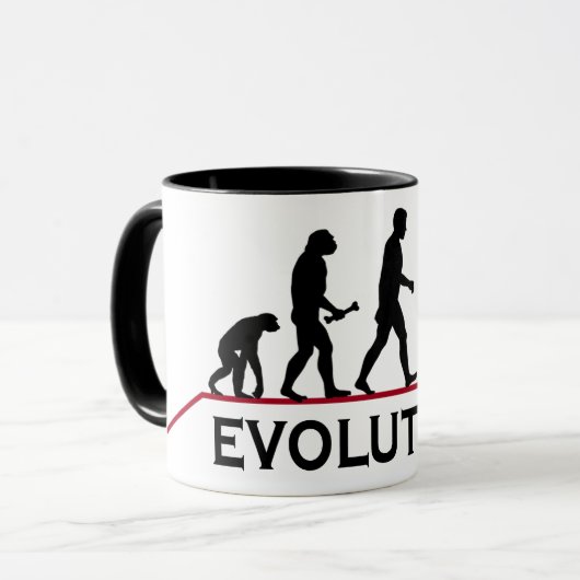 Bowlings-Evolution Tasse (Vorderseite Links)