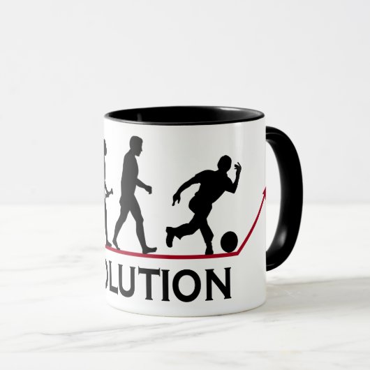 Bowlings-Evolution Tasse (VorderseiteRechts)