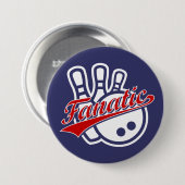 Bowlings-Fanatiker Button (Vorne & Hinten)