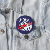 Bowlings-Fanatiker Button (Beispiel)