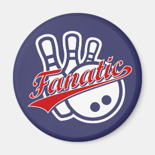 Bowlings-Fanatiker Magnet