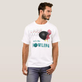 Bowlings-Flamingo T-Shirt (Vorne ganz)