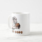 Bowlings-Gasse oops! Höhlenbewohner Kaffeetasse (Vorderseite Links)