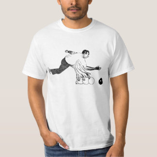 Bowlings-Gassetenpin-Ball-Freigabe T-Shirt