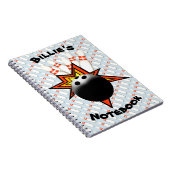 Bowlings-gewundenes Notizbuch Notizblock (Rechte Seite)