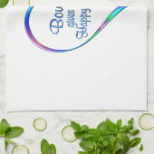 Bowlings-glückliches Herz Handtuch (Gefaltet)