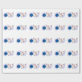 Bowlings-große Bälle Geschenkpapier (Flach)