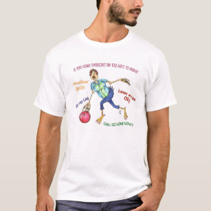 Bowlings-Henne-humorvolles T-Shirt