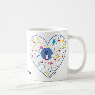 Bowlings-Herz-Tasse Kaffeetasse
