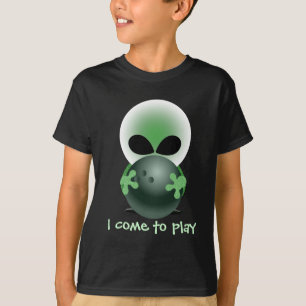 Bowlings-kleiner grüner Typ T-Shirt