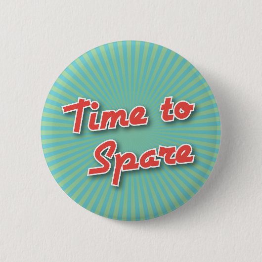 Bowlings-Knopf: Zeit zu ersparen Button (Vorderseite)