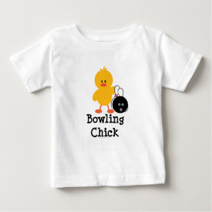 Bowlings-Küken-Säuglings-T-Shirt Baby T-shirt