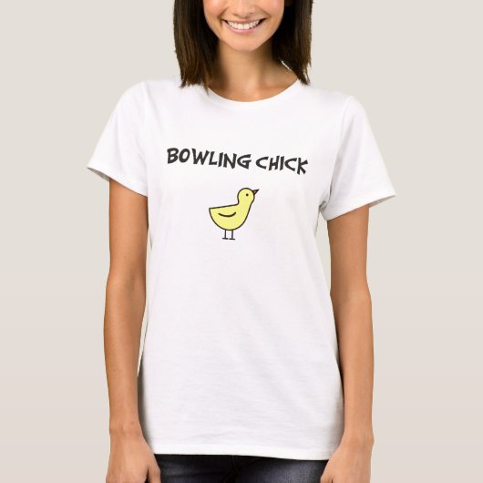 Bowlings-Küken T-Shirt (Vorderseite)