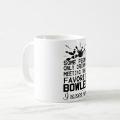 Bowlings-Mama Kaffeetasse (Vorderseite Links)