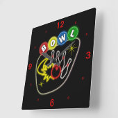 Bowlings-quadratische Uhr (Winkel)