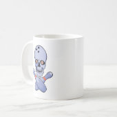 Bowlings-Schädel Kaffeetasse (Vorderseite Links)