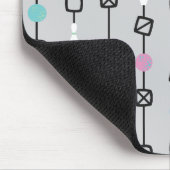 Bowlings-Streifen Mousepad (Ecke)