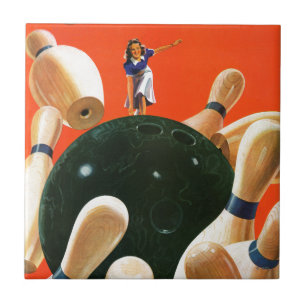 Bowlings-Streik Fliese