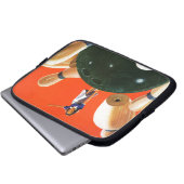 Bowlings-Streik Laptopschutzhülle (Vorne Knopf)