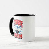 Bowlings-Streik-Team Tasse (Vorderseite Links)